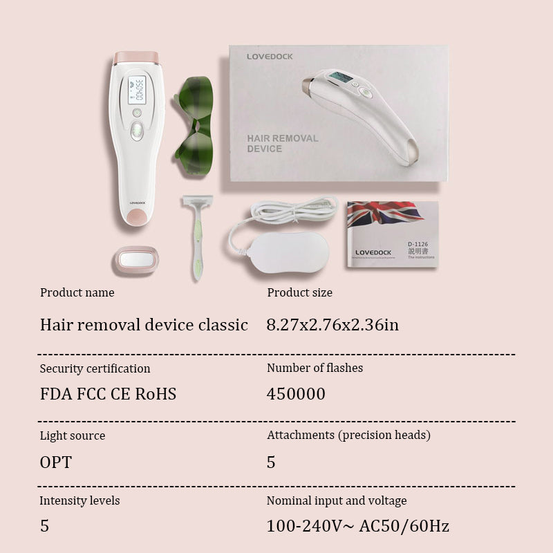 IPL Hair Removal | Love Dock IPL Laser